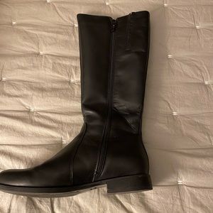 Black Leather Boots
